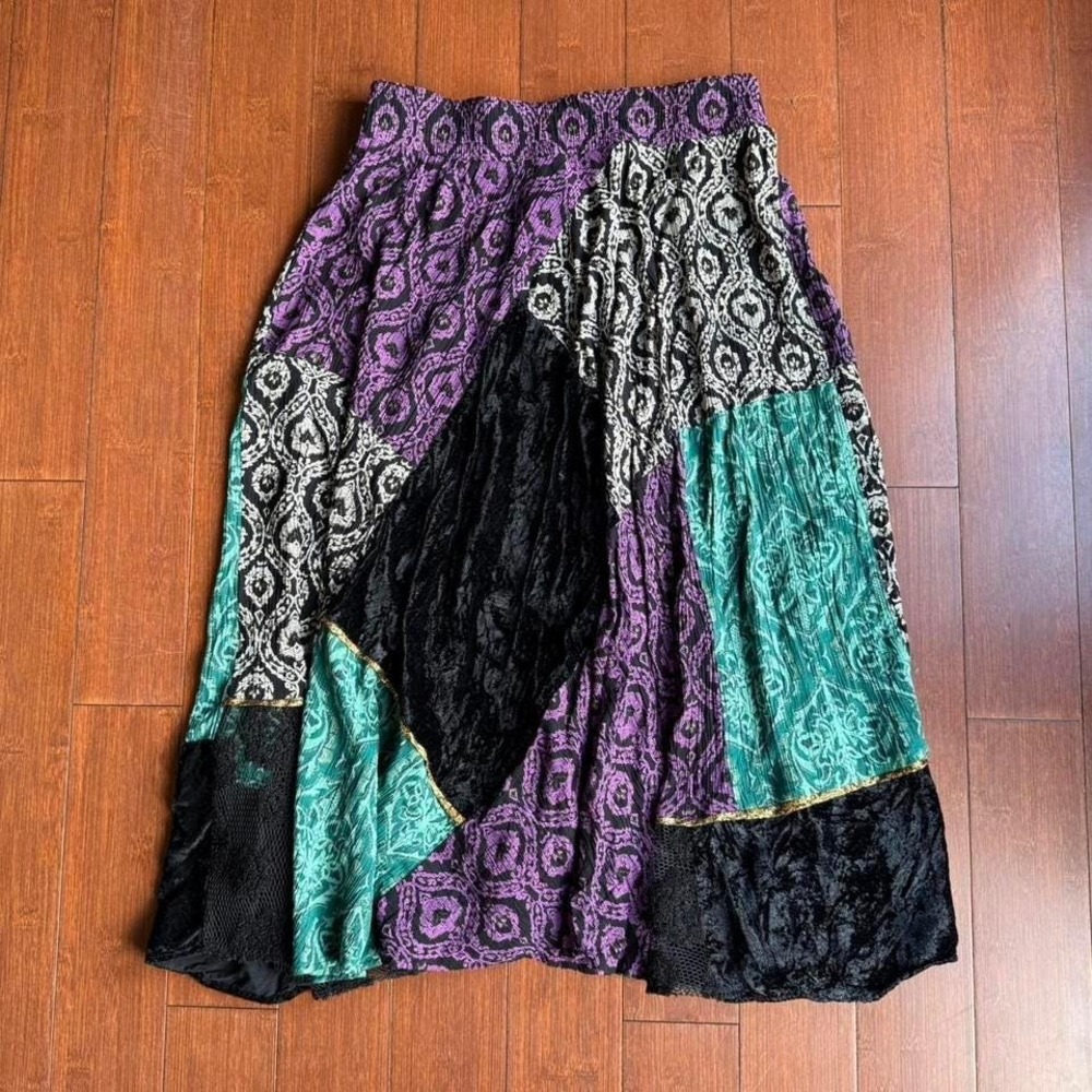 Vintage Carole Little Maxi Skirt